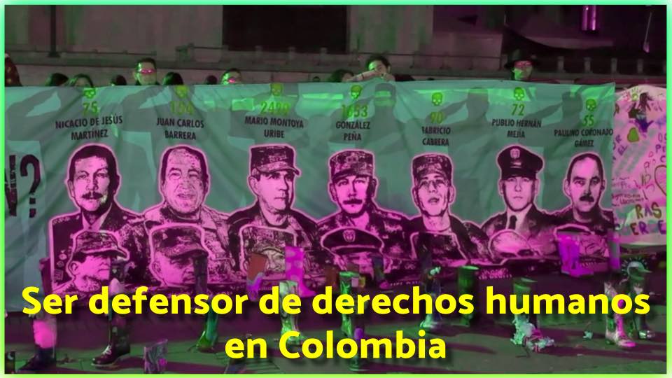 Ser defensor de derechos humanos en Colombia - dXmedio